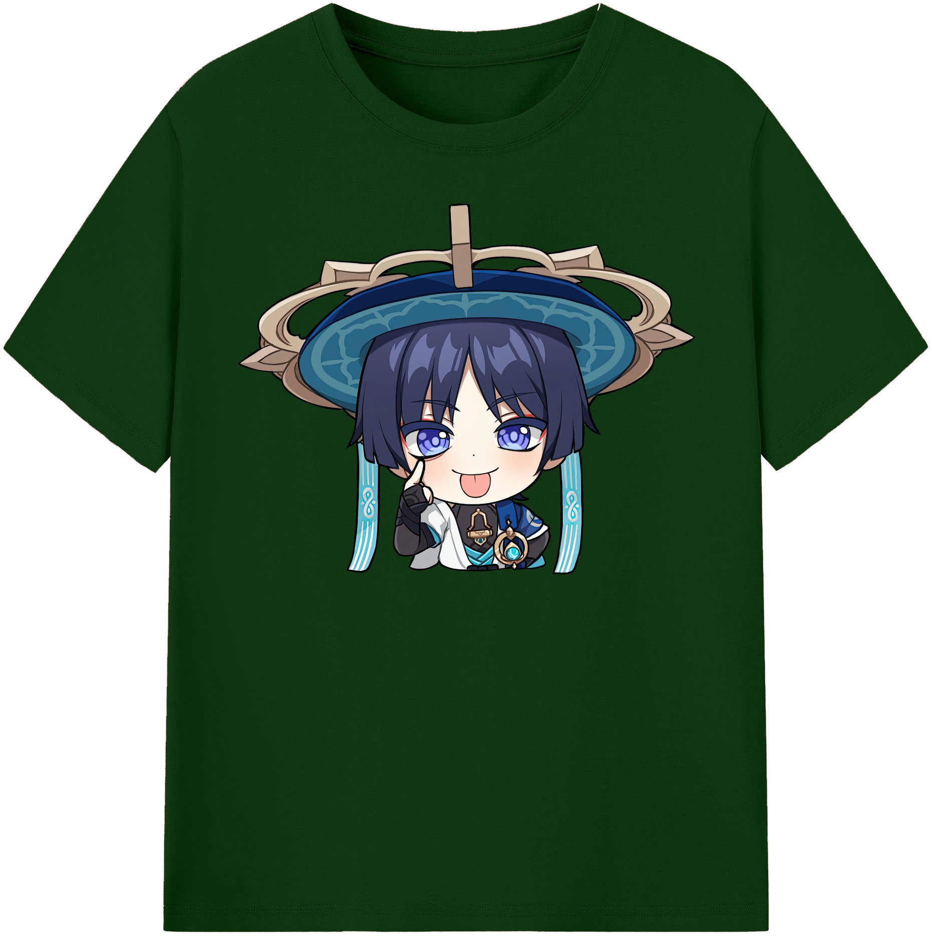 げんし神 さんペい genshin Sanpei 綿100％半袖Tシャツ（フロントプリント）